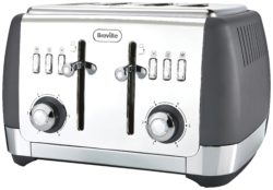 Breville - Strata 4 Slice Toaster - Matt Grey